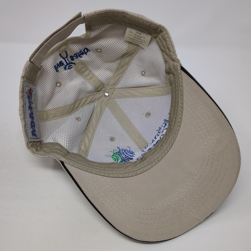 Johnson Controls Strapback Hat Beige Solid One Si… - image 7
